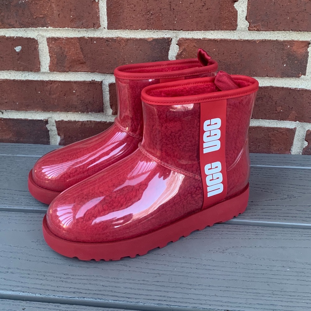 Ugg Classic Mini Waterproof Clear Boots